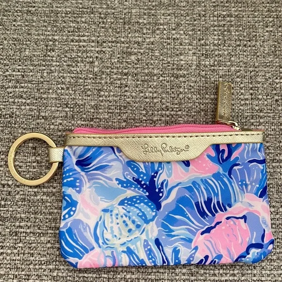 • Lilly Pulitzer • NWT • ID Case with Zipper & Key Ring - Picture 10 of 11